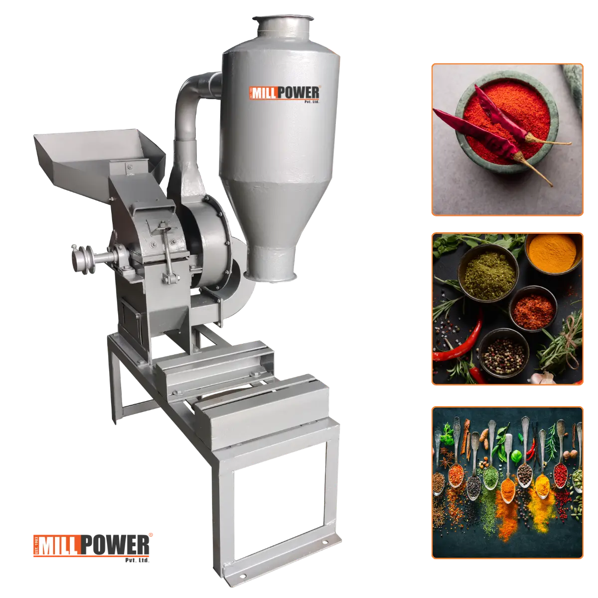 Chilli Powder Making Machines Price | Chilli Grinding & Mirchi Machines ...