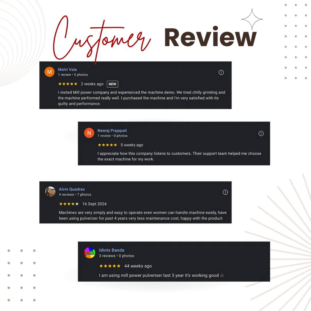 Pulverizer Machines Review