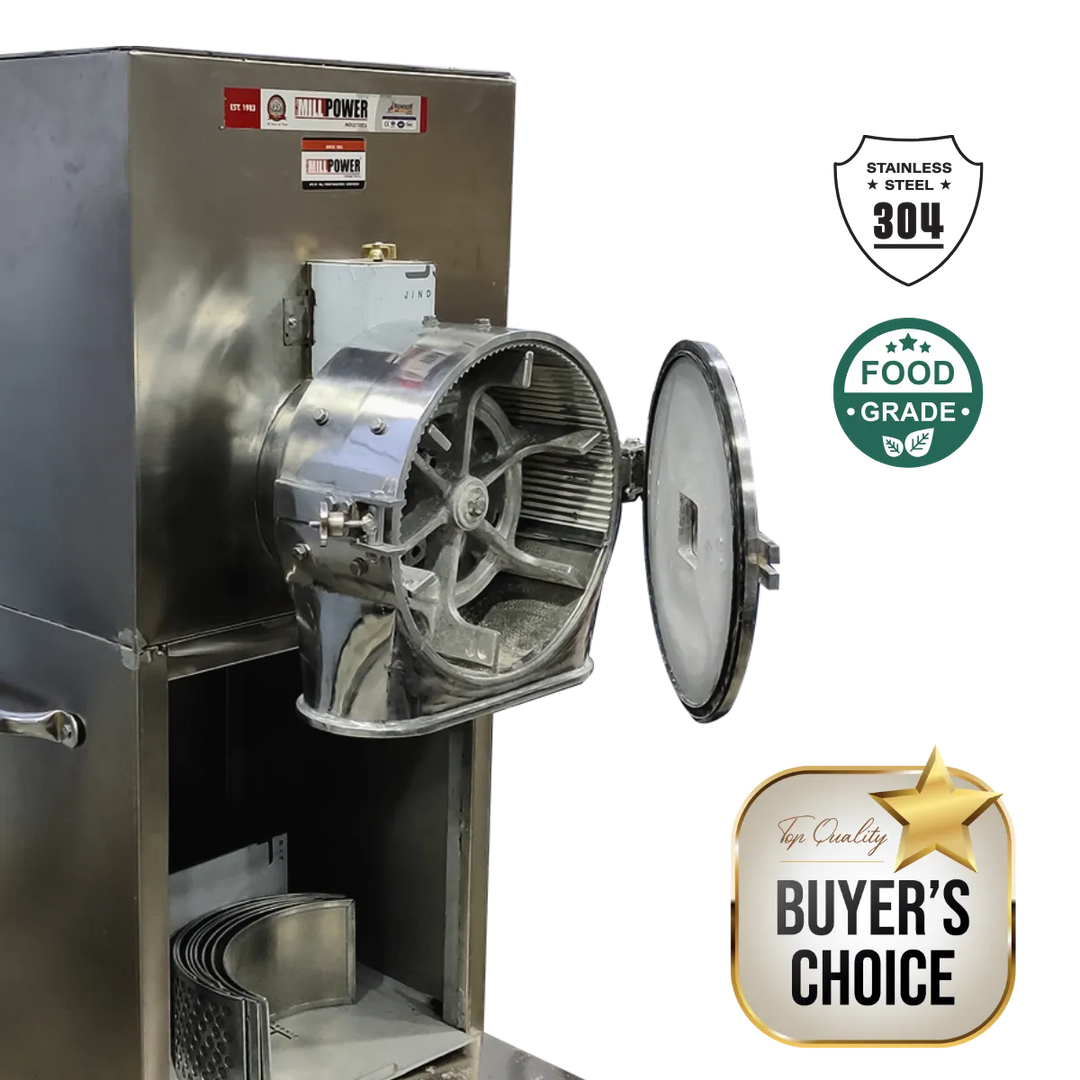 commercial Atta Chakki Grinding Machine Price SS Chamber