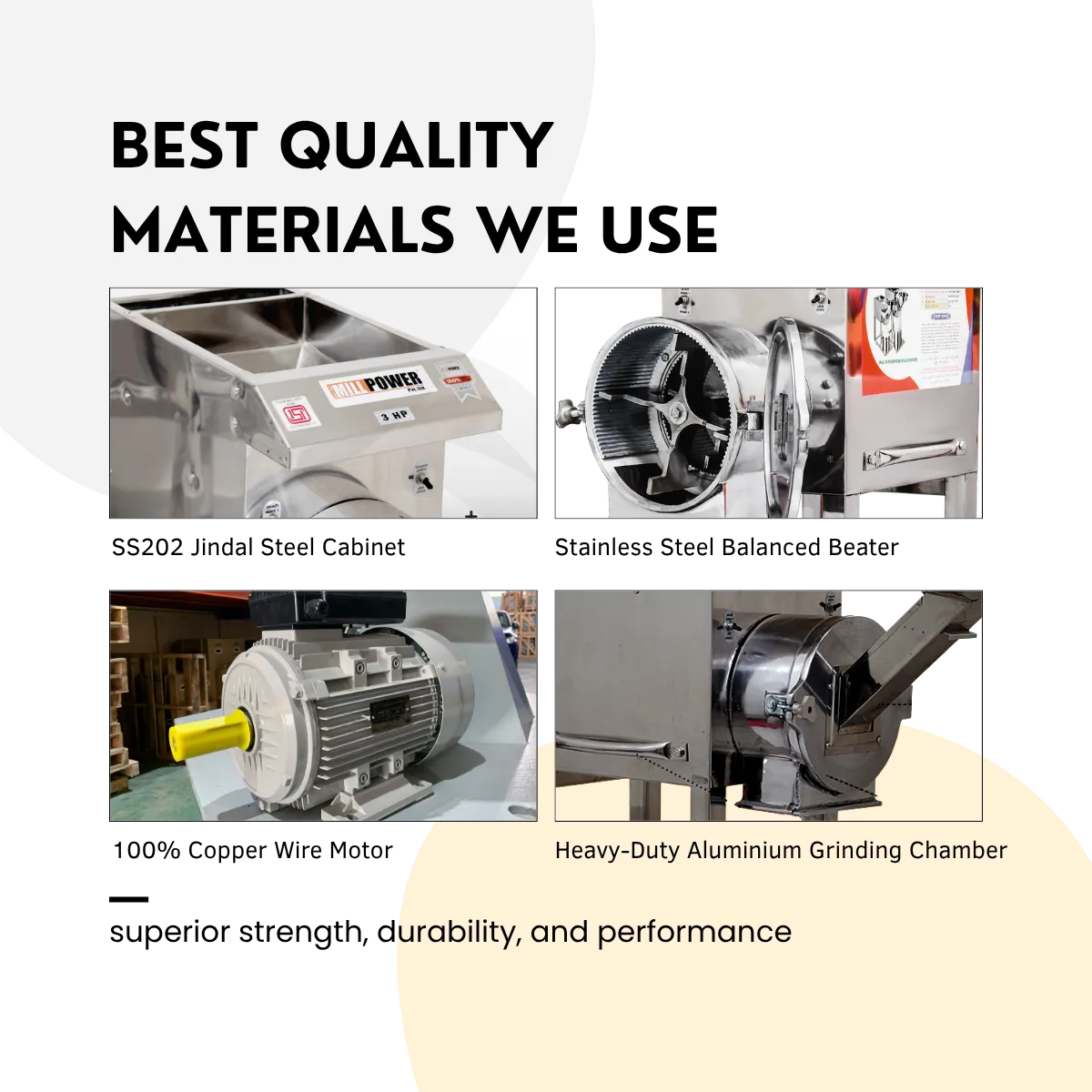 flour machine quality