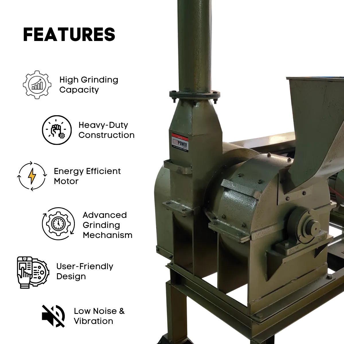 haldi-powder-grinding-machine-features