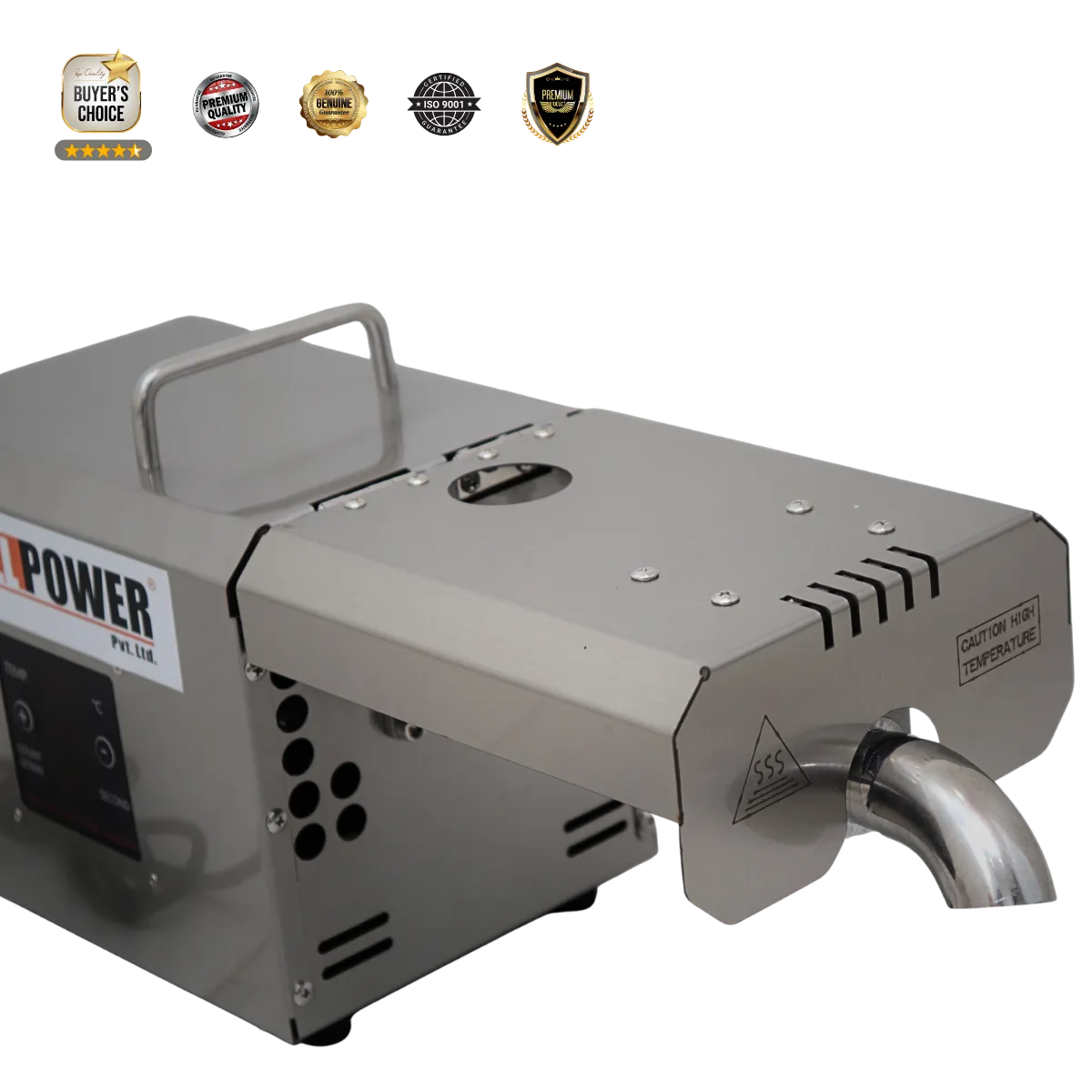 Oil Grinder Machine SS304 Food Grade Machines | Masala, Chilli, Oil & Roasting Equipment ...